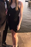 I love this dress and the material! You don't need to wear a bra with it and it makes you look so skinny. - Ena A.