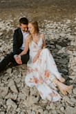 I'm obsessed with this dress! It is super cute & comfy. I got it with the intention of wearing it to one of my bridal showers, but it showed up with perfect timing that I actually decided to wear it for my engagement pictures as well & they turned out incredible!
It's a little long if I were to wear it with flats, but I wore it with heels and it was perfect. I am planning on getting cups sewn in so I don't have to wear sticky boobs with it. - Jessica M.
