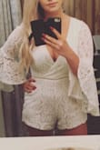 I have never got so many compliments on something before! I'm so in love with this romper!!!! Everything I have ordered from here has always been amazing! - Ashley F.