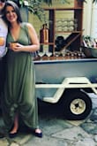 Very cute! It was necessary to steam it a lot before wearing it. It's also slightly see-through, so I recommend wearing with a nude bra which I did not. It's a bit long for me (I wore flats). - Heather M.