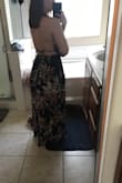 I love the way the dress fits. It did run a little long, so I had to get it altered. Besides that, I love this dress very much. - Lisett R.