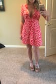 I loved everything about this dress, I wanted it to fit so bad! I have really narrow shoulders though and like a 31 inch rib cage .. so even though I wear a 32DD or triple D bra without broader shoulders I can't get the top to not move and lay right. I wanted it to fit so bad! - Heidi A.