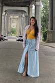 This skirt is literally everything! Literally...all eyes on me while walking on the roads of Seattle. So easy and so comfortable. Definitely recommend! - Dana P.
