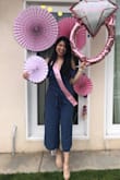 Wore this to my bridal shower even though it wasn't white. It was absolutely gorgeous! I was afraid it would run a bit big, but it actually fit perfectly! - Tiffany J.