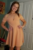 This color only on clearance.  I took a chance and bought for my very picky daughter without her okay.  She received it yesterday and tried it on and really likes it.  As she will soon be a high school senior, I think it will come in handy for all of the dress up occasions soon to come.  Very very pleasantly surprised as to how cute it was for under 20.00. - Kimberly H.