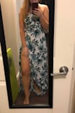The pattern is beautiful and the dress material is light but supportive. Could be a beautiful beach cover up or a summer wedding guest dress. Definitely exceeded expectations. - Whitney M.