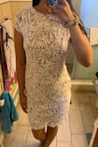 The material of this dress is super high quality and the fit is definitely true to size. I bought the medium and large thinking it was going to be a small fit based on the other reviews but the medium definitely fit me better. The large was way too big. If you're on the fence about this dress, I recommend it! Returns from Lulus are free within the first 10 days after it's delivered so you have nothing to lose. I'm wearing this to graduation, but I may reuse it for my engagement party! - Mina N.