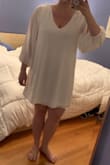 I bought this dress for my rehearsal dinner. It fits perfectly! I was hesitant about ordering a L vs. XL based on my measurements, but I'm glad I went with the Large. Has a bit of wiggle room as well. Very flattering all over. I'm very pleased with this dress and love ordering from Lulus!! Another perfect experience. :) - Jessica K.