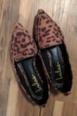 I was looking everywhere for a leopard print shoe and I thought I had found it, but when these arrived I was a little disappointed with the color.  I feel as if its different from what is advertised. - Deven H.