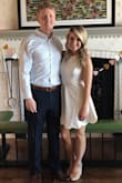 Loved this dress for my bridal shower! The clasp dug into my back but beauty is pain, right ?! :) - Kalie T.