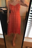 Exactly what I was looking for! Very lightweight but good quality. It was the tiniest bit loose around the bust (when I wasn't wearing a bra) but still fits pretty perfectly. Straps are adjustable (yay!) Overall, a really pretty dress. - Allison V.