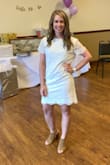 I wore this for my bridal shower & it was perfect! It's so cute & elegant. Also super comfy! Can't wait to wear it again. - Sarah L.