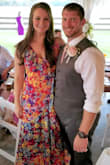 The dress fit me perfectly. I had to tighten the straps really tight so my boobs felt secure, but overall the dress was lovely. I would highly recommend this for a wedding or a beachy vacation. It is a bit long in the back. I'm 5'7" and I wore 3.5 inch heels and had to pull the dress up with one hand when I walked. I would've given it a 5, but the thin strap on the shoulder completely broke off when I was sitting at dinner and I had to ask the staff at the reception to help me find a safety pin. Not the best quality so be prepared with a safety pin if you're busty! - Leila C.