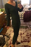 Beautifully made, super comfortable, true to size. Ordered a S, happy I did but I will probably take it up just an inch or two. It's supposed to fit long, but it's a tad longer than I'd like. - Tiffany S.