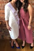 I ordered a S and it was perfect. No alterations needed, super thick material, form fitting and comfortable. A classic, simple, beautiful dress. Definitely would recommend. - Tiffany S.