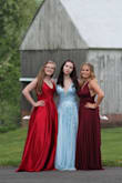 I wore this dress as a prom dress and completely loved it. It is probably the most comfortable dress I've ever worn. Fabric is thick but not too thick and very nice quality. Fit me true to size and didn't have any problems with things falling out or the dress moving. Love how versatile the dress is, I think no matter what your body type is you can find a way to tie it so that it is the most flattering. I am definitely considering buying another one in a different color. - Lacey E.
