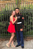 I bought this dress for a friend's wedding in July and absolutely loved it! Got so many compliments on it too!! It's super cute and comfortable and the tie in the back made it adjustable so it would fit the way I wanted it to. I would definitely recommend this dress, I've even had a few friends borrow it for other occasions like dances and graduations. - Sarah D.