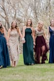 This dress is beautiful! I love how it flows and how it hugs the waistline very nicely. I wore this for my senior prom and I loved it because it was so easy to move it! For very well. I had no alterations and it was great! - Elise M.