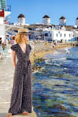 I wore this in Greece and got told I had a great sense of style by one of our waiters. It's super comfy and cute. I recommend! - Caitlin T.