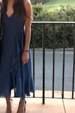 Wore it for a wedding and it was flattering. I had to adjust the top part so that it wouldn't shift, but a safety pin did the job. - Giselle C.