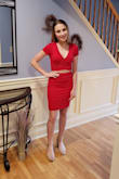 Wore this to a Sweet 16. Fits perfectly, received compliments & comfortable to have on all night. Perfect length skirt. - June C.