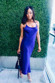 I wore this dress for a night out and dinner at MGM and my date loved it. This dress is super comfy, classy and chic. I'm glad I got it on sale. - Jacinta R.