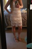 Fit perfectly. I wore them all night at a Kentucky derby party. I was mostly on my feet and I was the only girl who's feet didn't hurt. - Samantha R.