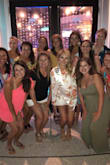 I wore this romper for my bachelorette trip and loved it. It was something different than the plain white. It is backless and the top slips off your shoulders a lot but nothing fashion tape can't fix. I'm between a XS and S and the XS was a little tight around the waist but small would've been too loose at the top. - Amy R.