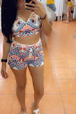 It was my first time ordering from this website. I got the crop top and matching shorts for my upcoming vacation and it fit perfectly! I got soo many compliments on it as well. Will def be ordering from Lulus again! - Gina W.
