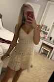 This dress is so great for graduation is very flattering! It's short on me and I'm only 5'2 so be careful if you're taller! - Gracie A.