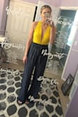 I have the same in black and so when the yellow came out I had to get as well! I always double these as bodysuits and get so many compliments! Has padding and stays in place! - Shannon P.