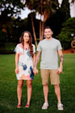 Bought this dress for a photoshoot in Sydney, it was absolutely perfect! LOVE the colors. It was a tiny bit big on me but not in a way that it looked bad, or enough for me to need a smaller size. The material is a bit thin and potentially a little see through in certain lighting, so keep that in mind! - Jennifer W.