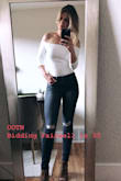 I wore this for my "30...something" Birthday and received so many compliments!! Looks very chic and glamorous. The fabric is thick so you can wear a nude bra and no lines appear! - Nicole K.
