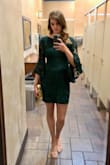 Material is high quality, and the dress fit really well. I am tall and the medium was the perfect length. Sleeves are so fun and it was comfortable and classy at the same time! - Angela R.