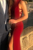 I got a small - the size and length were both perfect. This dress is so flattering and high quality. I highly recommend this dress for any formal event! - Lindsey W.