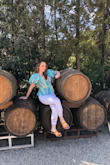 Wore this top to go wine tasting. It's the perfect top to make you stand out in photos, especially now that spring and summer are upon us. - Andrea A.