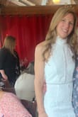 This dress is beautiful, high quality. The XS didn't fit me around the rib cage since there's no stretch, but the S was perfect! Compliments all day and after in photos. - Kristin P.