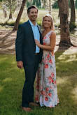 I received compliments all night long! Fits perfectly at the waist and flows nicely to give you a very slender look. The straps are a bit long, so when I wear it again, I will probably have those taken up a bit. I also hemmed the bottom to fit my height with 3 inch heels. - Christina H.