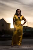 Loveeeee this dress. Yellow had the melanin popping!!! - Janine M.