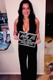 It was a little long and I probably would have ordered a small if my boobs weren't so big, but other than that, it fit perfectly so I'm happy with the size! I'm ordering it in two more colors! I wore this during an all black night for a bachelorette party. - Kelly M.