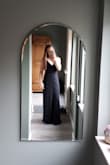 The dress is really pretty. The only things I can say is that it is a bit to long, but that's kinda normal with my length. But I am wearing this to my senior prom!! - Cato G.