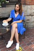 This wrap dress is amazing! So lightweight and casual, I paired mine with white sneakers but also looked great with sandals. The perfect dress for spring/ summer. Received so many compliments! Absolutely love! - Maciel G.