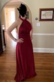 I bought this dress on my first Lulus purchase. I got L and XL because I wasn't sure about the waist. The XL was big and the L was a tiny small, but the quality is great, so smooth! The tricky part about this dress is the bra though, you will need those that you can glue to your breasts. - Flavia A.