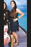 I wore this dress for the captains dinner on a cruise. After looking through a few reviews, I first ordered a medium but it was a little too tight, so I ending up ordering a large and that fit perfectly! It wasn't too short, which was something I was worried about. I felt amazing and got a lot of compliments. I'm planning on buying this dress again in another color. Definitely recommend buying it! - Danielle R.