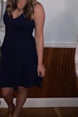 Wore this dress to a friend's wedding and felt so comfortable the entire night. The material is great quality, and there is a liner underneath which makes you feel even more secure. The length was perfect for me! - Brianna C.