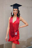 Absolutely love this dress! Perfect grad dress. It looked great with cap and gown! The ruffle detail at the bottom gives the dress an hourglass shape that is so flattering. - Julia K.