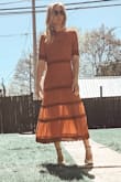 It's cuter in person than in the photos! Love everything about it. Fits snug but I like my dresses fitted. If you want a little more room I'd size up one. - Brittany W.