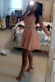 Looks great and is stunning. Love the color and goes well with gold. I just love it and the style and texture. - Ana M.