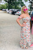 The dress is beautiful. I got many compliments on it. However, if you have a little armpit fat it can me a little uncomfortable. Otherwise it was great! Love Lulus dresses!! - Leah H.