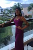 Ordered this two piece set for vacation to the Dominican. I wore with flats and it was a little long. Would have perfectly fit with heels. I got so many compliments on this stunning outfit! - Mary B.